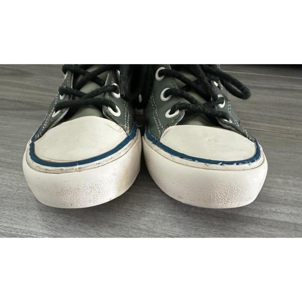 Zara Disney Mickey Mouse High Top Sneakers Kids 31 Green Good Side Zip Graphic - Picture 4 of 7